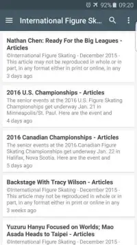 Figure Skating News Screen Shot 4