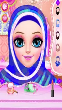 العاب تلبيس حجاب و مكياج اناقة و جمال Screen Shot 0