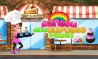 Rainbow Doll Cupcake Maker – Cooking Chef Salon Screen Shot 4