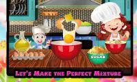 Rainbow Doll Cupcake Maker – Cooking Chef Salon Screen Shot 2