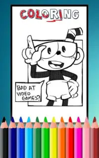 How To Color Cup haed (cup head games) Screen Shot 0