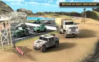 Offroad US Army Truck - Military Jeep Driver 2018 Screen Shot 1