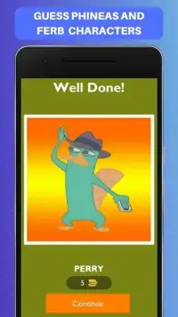 Guess Phineas And Ferb Characters Game Quiz Screen Shot 1