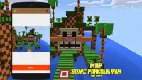Map Sonic Parkour Run for MCPE Screen Shot 0