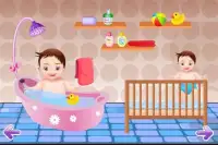Newborn Twins Baby Games Screen Shot 1