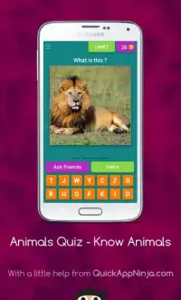 Animals Quiz - Know Animals Screen Shot 14