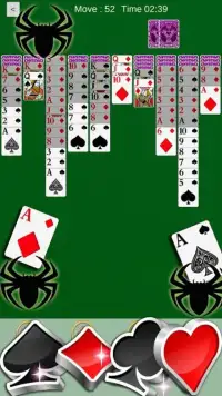 Classic Spider Solitaire Screen Shot 4