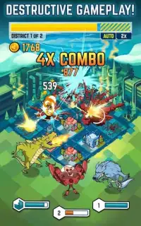 SMASH Monsters - City Rampage Screen Shot 2