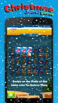 Santa Puzzle match 3 game Screen Shot 1