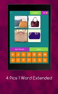 4 Pics 1 Word Extended Screen Shot 5
