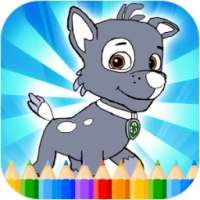Paw Coloring Game For Puppy