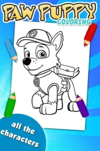 Paw Coloring Game For Puppy Screen Shot 3