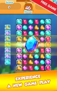 Jewels & Gems - King of Match 3 Puzzle Game Screen Shot 1