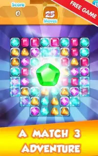 Jewels & Gems - King of Match 3 Puzzle Game Screen Shot 5