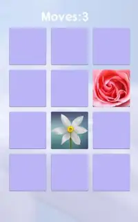 Flower Memory Game For Adults And Kids - Free Screen Shot 1