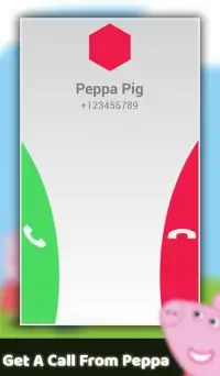 Pepa pig call game Screen Shot 0