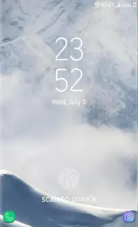 Fingerprint Prank Lockscreen Galaxy S8 Screen Shot 1