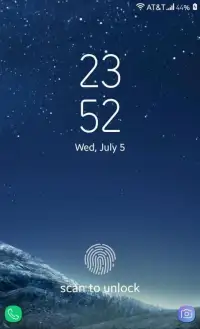 Fingerprint Prank Lockscreen Galaxy S8 Screen Shot 2