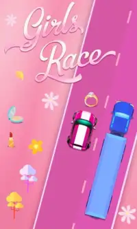 Girls Race * Endless car racing game Screen Shot 0