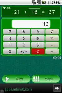 Calculate drill Screen Shot 1