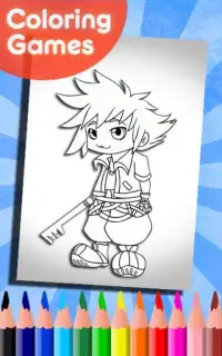 How To Color Kingdom Hearts 3 ( coloring game ) Screen Shot 4