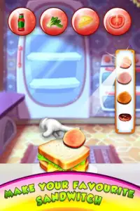 Burger Making Fast Food Restaurant Game Screen Shot 1