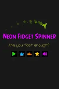 Neon Fidget Spinner Screen Shot 3