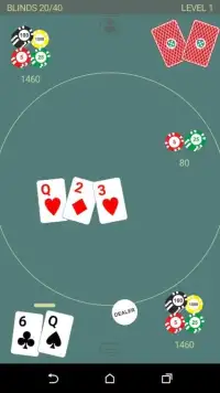 Poker Heads-Up Tournament mode Screen Shot 1