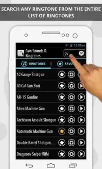 Gun Sounds & Ringtones Screen Shot 1
