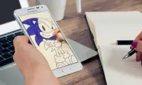 How To Draw Sonic Screen Shot 2