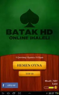 Batak HD Online Screen Shot 2