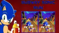 Subway Sonic Run Game Jump Screen Shot 0