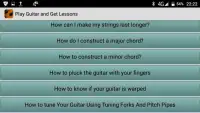 Play Guitar and Get Lessons Screen Shot 0