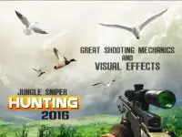Jungle Sniper Hunting 3D 2016 Screen Shot 3