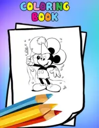 How to color Mickey Mouse (Coloring Pages) Screen Shot 1