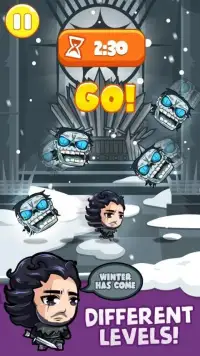 Game of snow: Jon vs zombies Screen Shot 2