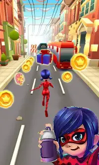 Ladybug City Adventure Runner Screen Shot 1
