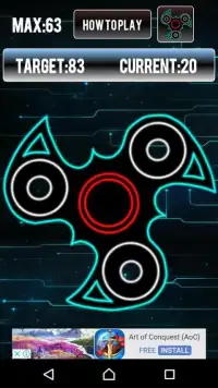 Fidget Spinner Glow Screen Shot 2