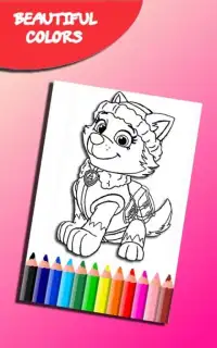 How to color paw patrol -coloring game- Screen Shot 0