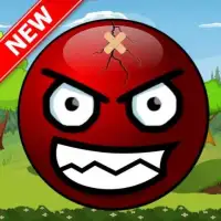 Angry Bounce Red Ball Game Screen Shot 0