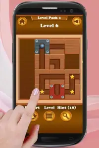 Unblock the red ball : Puzzle Mania Screen Shot 1