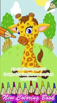 Animal coloring and painting apps for kids Screen Shot 3