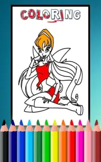 How To Color Winx Club games (Winx Club Games) Screen Shot 1