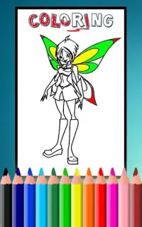 How To Color Winx Club games (Winx Club Games) Screen Shot 0