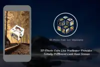 3D Photo Cube Live Wallpaper Screen Shot 6