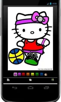 Mewarnai Hello Kitty : Best Colouring World Screen Shot 0