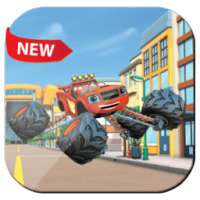 blaze monsters car : city adventure