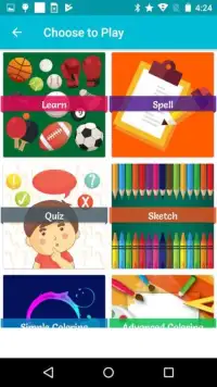 Sports - Learn, Spell, Quiz, Draw, Color and Games Screen Shot 5