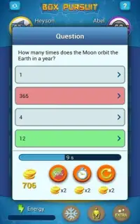 Box Pursuit Trivia Questions Screen Shot 3