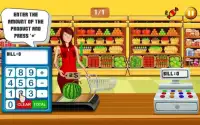 Supermarket Store Cashier – Kids Shopping Game Screen Shot 1